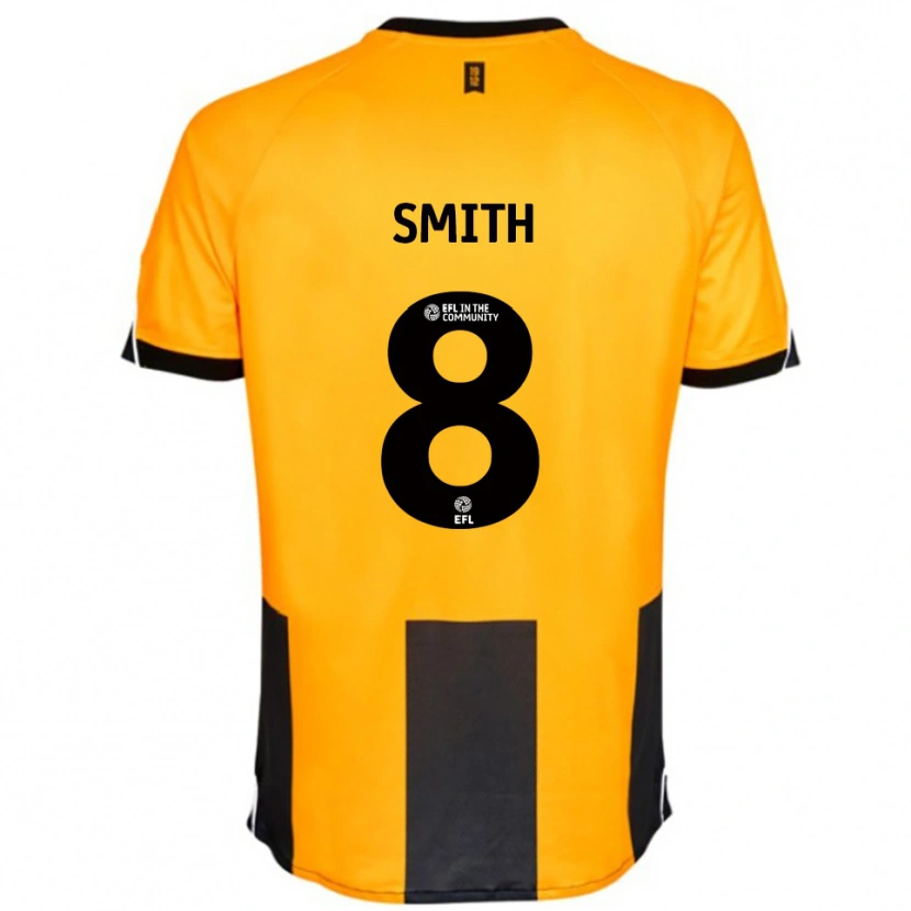 Danxen Herren Korey Smith #8 Orange Schwarz Heimtrikot Trikot 2025/26 T-Shirt