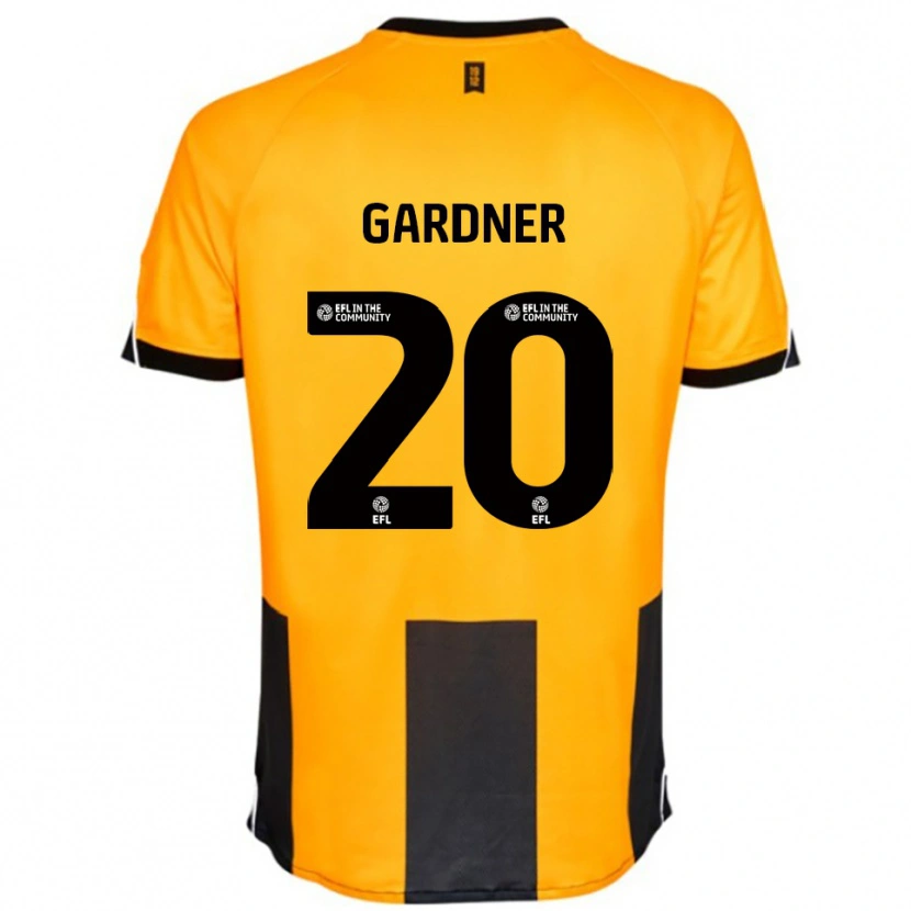 Danxen Herren Gary Gardner #20 Orange Schwarz Heimtrikot Trikot 2025/26 T-Shirt