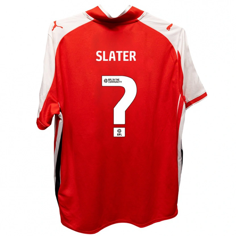 Danxen Herren Adham Slater #0 Rot Weiß Heimtrikot Trikot 2025/26 T-Shirt