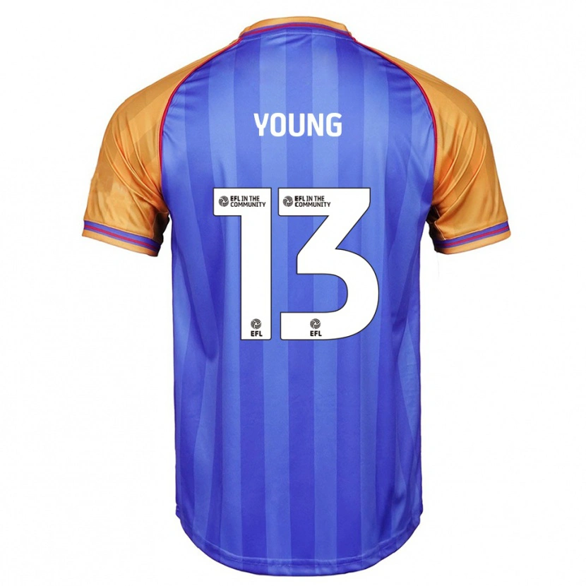 Danxen Herren Joe Young #13 Blau Orange Heimtrikot Trikot 2025/26 T-Shirt