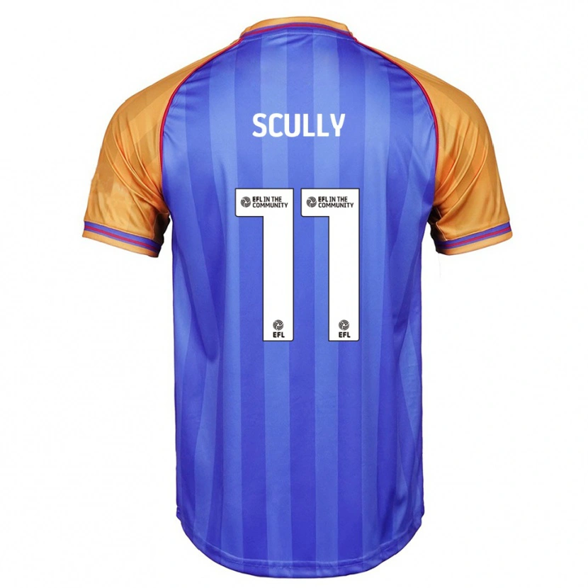 Danxen Herren Anthony Scully #11 Blau Orange Heimtrikot Trikot 2025/26 T-Shirt