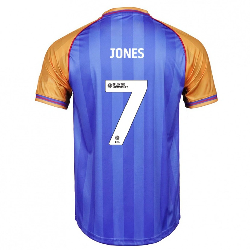 Danxen Herren Maddie Jones #7 Blau Orange Heimtrikot Trikot 2025/26 T-Shirt