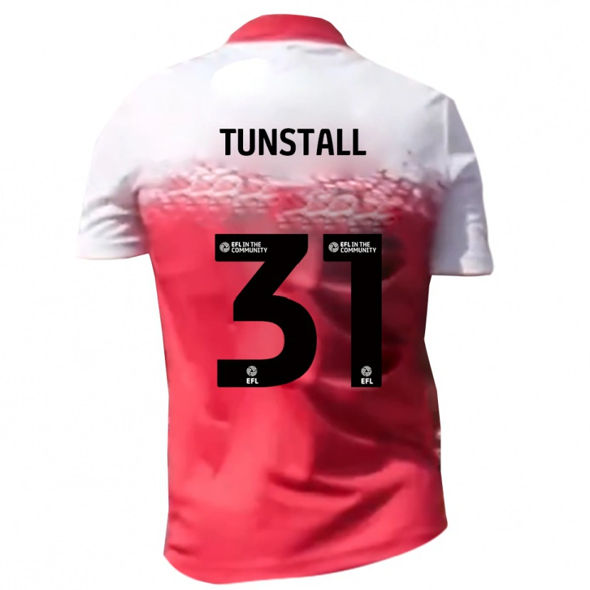 Danxen Herren Finlay Tunstall #31 Rot Weiß Heimtrikot Trikot 2025/26 T-Shirt