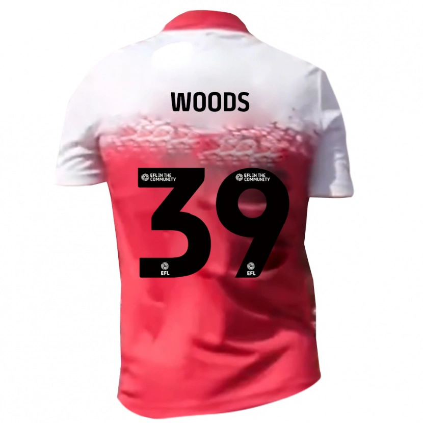 Danxen Herren Josh Woods #39 Rot Weiß Heimtrikot Trikot 2025/26 T-Shirt