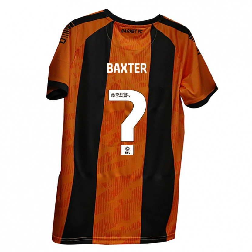 Danxen Herren Molly Baxter #0 Orange Schwarz Heimtrikot Trikot 2025/26 T-Shirt