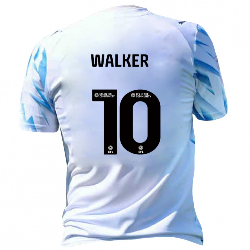 Danxen Herren Tyler Walker #10 Weiß Himmelblau Heimtrikot Trikot 2025/26 T-Shirt