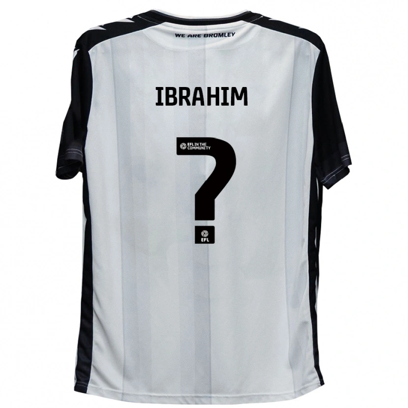 Danxen Herren Tade Ibrahim #0 Weiß Schwarz Heimtrikot Trikot 2025/26 T-Shirt