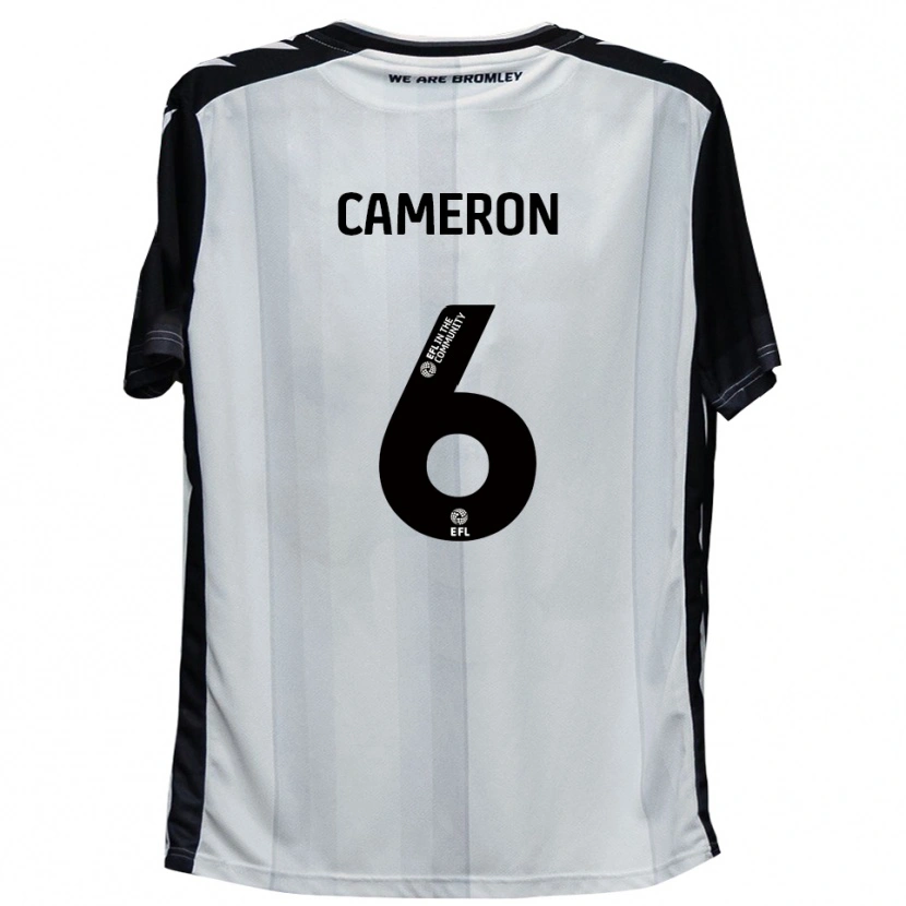 Danxen Herren Kyle Cameron #6 Weiß Schwarz Heimtrikot Trikot 2025/26 T-Shirt