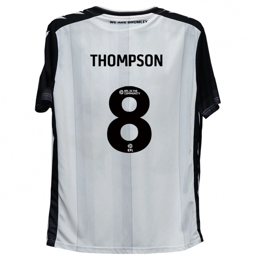 Danxen Herren Ben Thompson #8 Weiß Schwarz Heimtrikot Trikot 2025/26 T-Shirt
