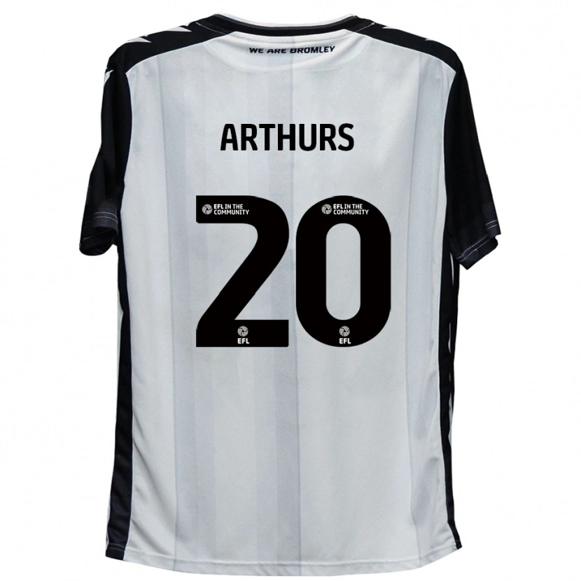 Danxen Herren Jude Arthurs #20 Weiß Schwarz Heimtrikot Trikot 2025/26 T-Shirt