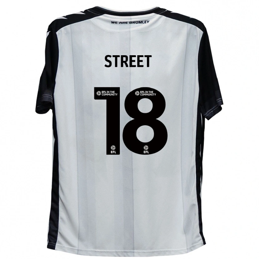 Danxen Herren Will Street #18 Weiß Schwarz Heimtrikot Trikot 2025/26 T-Shirt