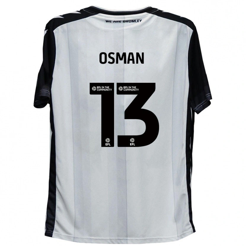 Danxen Herren Cemal Osman #13 Weiß Schwarz Heimtrikot Trikot 2025/26 T-Shirt
