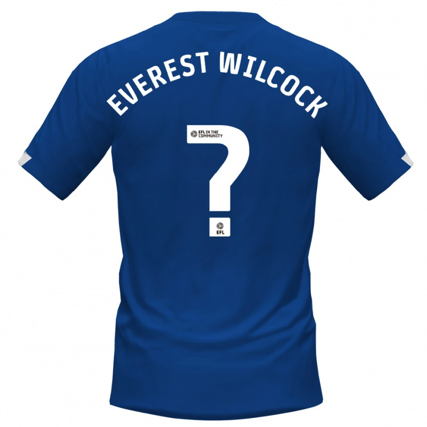 Danxen Herren Tom Everest Wilcock #0 Blau Weiß Heimtrikot Trikot 2025/26 T-Shirt