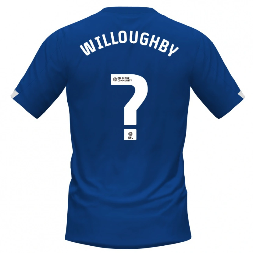 Danxen Herren Holly Willoughby #0 Blau Weiß Heimtrikot Trikot 2025/26 T-Shirt