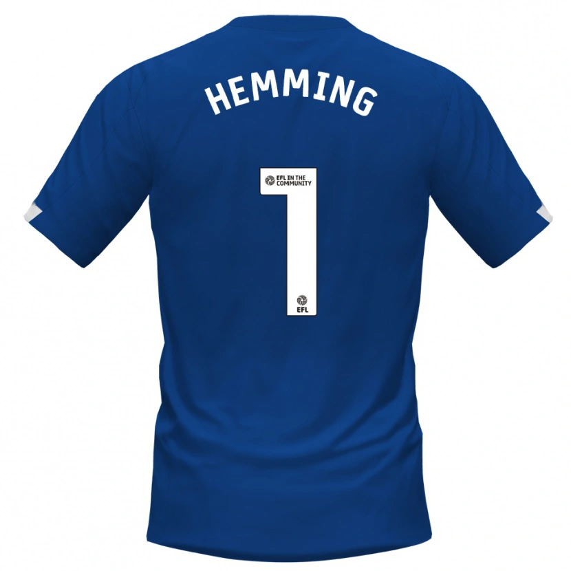 Danxen Herren Zach Hemming #1 Blau Weiß Heimtrikot Trikot 2025/26 T-Shirt