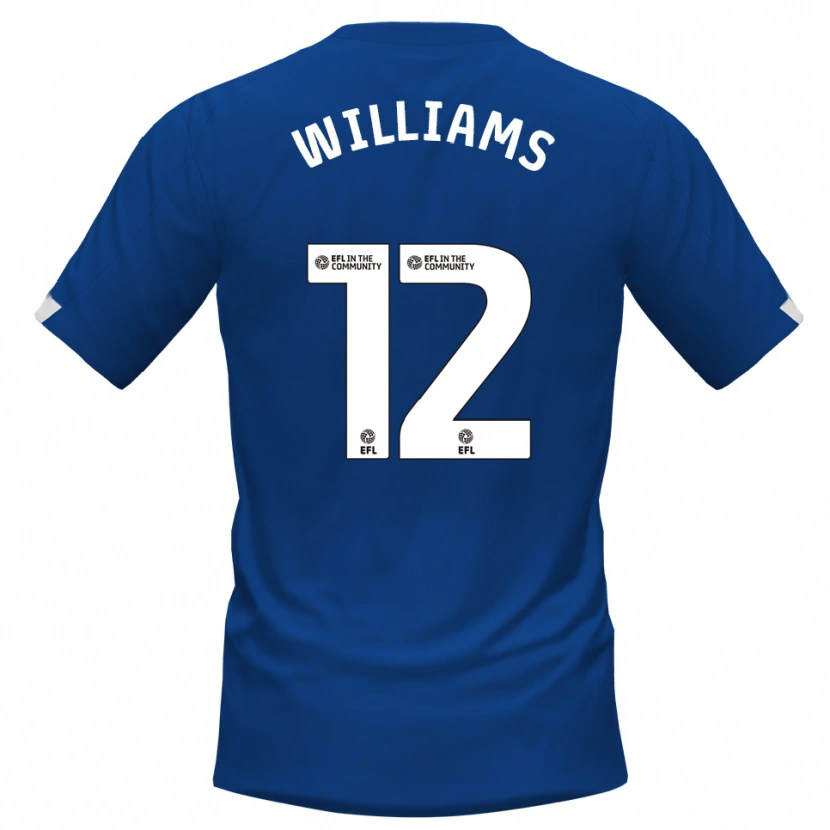 Danxen Herren Tyrone Williams #12 Blau Weiß Heimtrikot Trikot 2025/26 T-Shirt