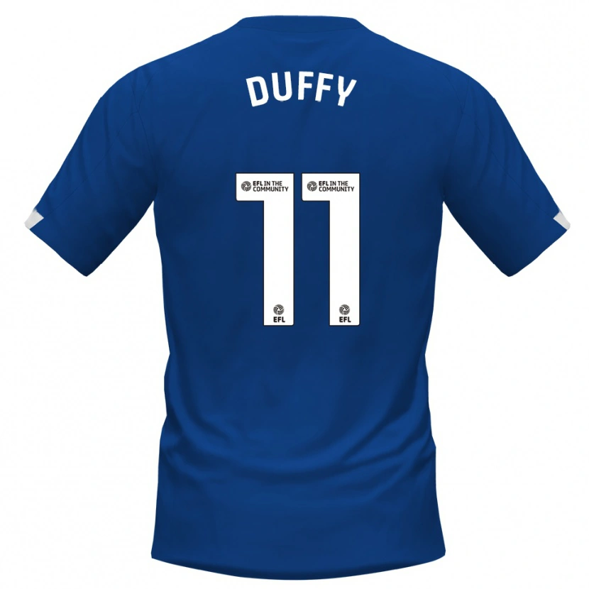 Danxen Herren Dylan Duffy #11 Blau Weiß Heimtrikot Trikot 2025/26 T-Shirt