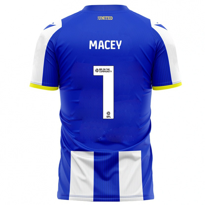 Danxen Herren Matt Macey #1 Blau Weiß Heimtrikot Trikot 2025/26 T-Shirt