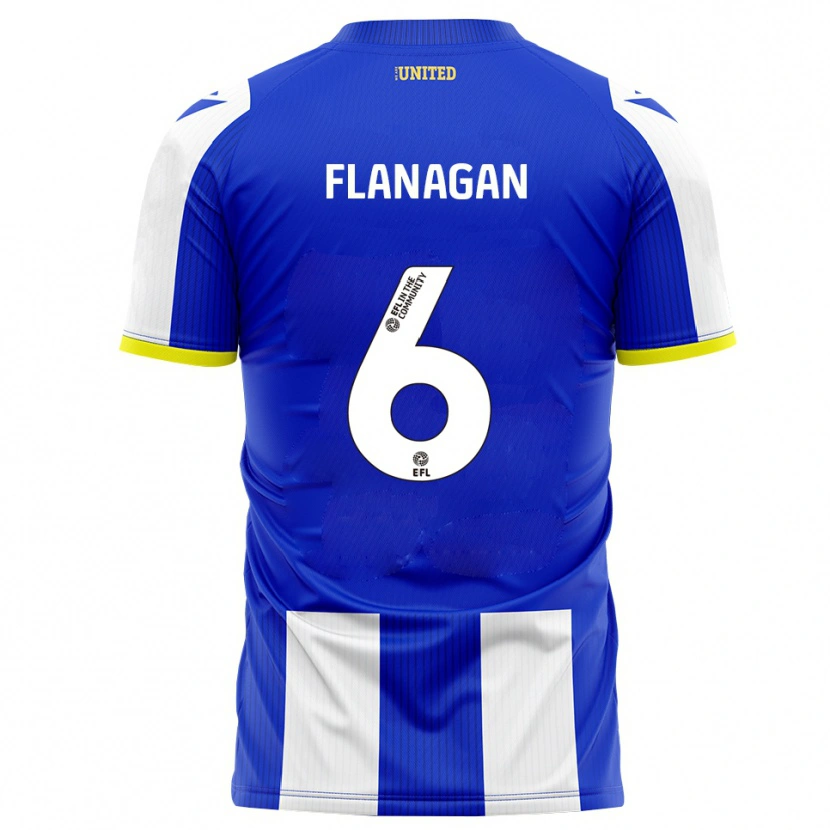 Danxen Herren Tom Flanagan #6 Blau Weiß Heimtrikot Trikot 2025/26 T-Shirt