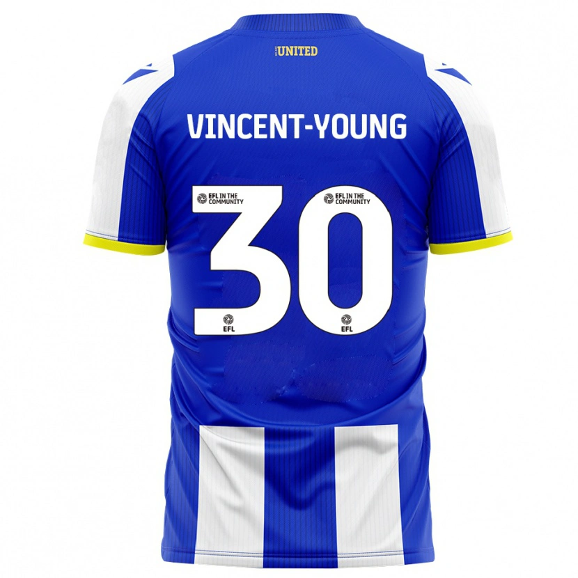 Danxen Herren Kane Vincent-Young #30 Blau Weiß Heimtrikot Trikot 2025/26 T-Shirt