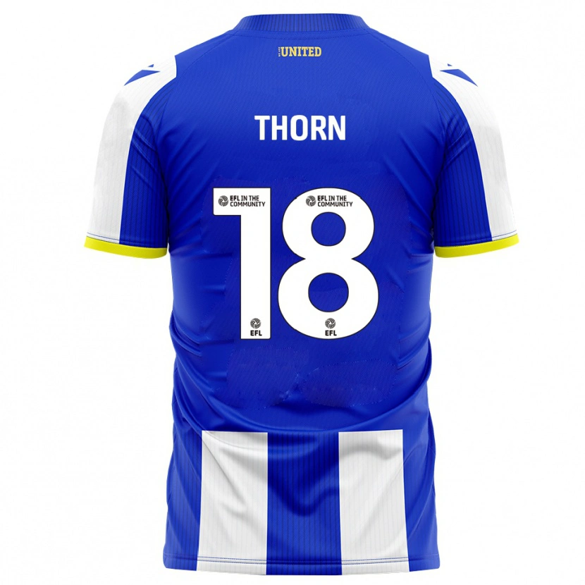 Danxen Herren Oscar Thorn #18 Blau Weiß Heimtrikot Trikot 2025/26 T-Shirt