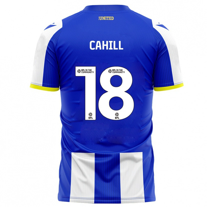 Danxen Herren Ella Cahill #18 Blau Weiß Heimtrikot Trikot 2025/26 T-Shirt