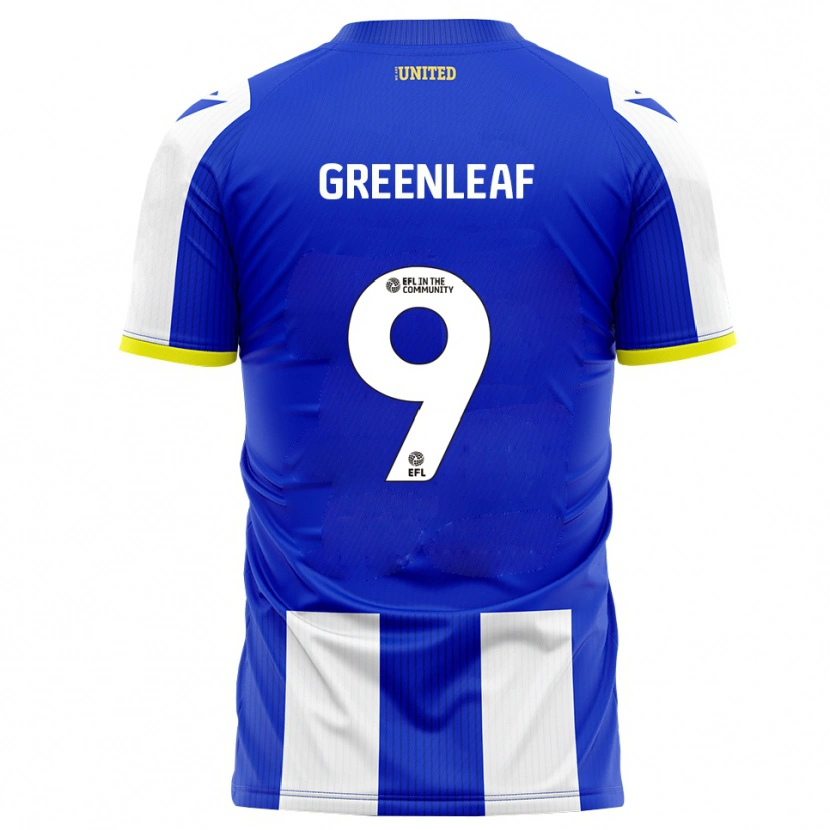 Danxen Herren Ruby Greenleaf #9 Blau Weiß Heimtrikot Trikot 2025/26 T-Shirt