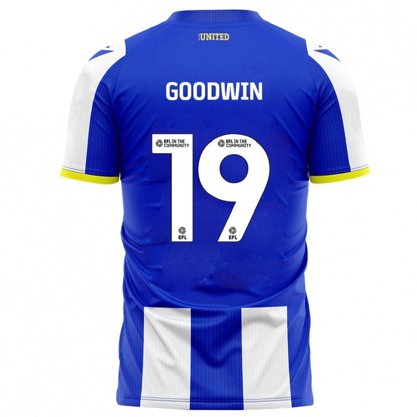 Danxen Herren Will Goodwin #19 Blau Weiß Heimtrikot Trikot 2025/26 T-Shirt