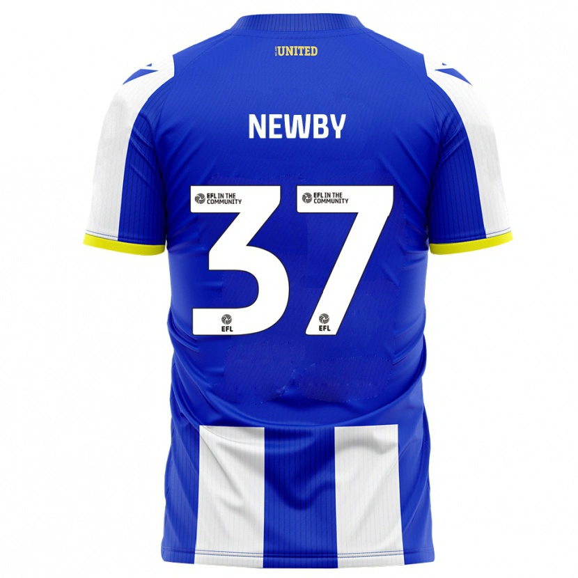 Danxen Herren Alfie Newby #37 Blau Weiß Heimtrikot Trikot 2025/26 T-Shirt