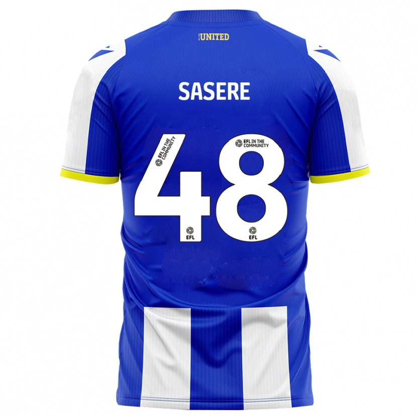Danxen Herren James Sasere #48 Blau Weiß Heimtrikot Trikot 2025/26 T-Shirt