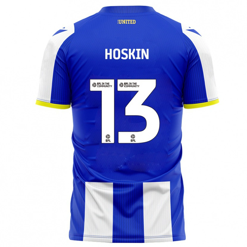 Danxen Herren Owen Hoskin #13 Blau Weiß Heimtrikot Trikot 2025/26 T-Shirt