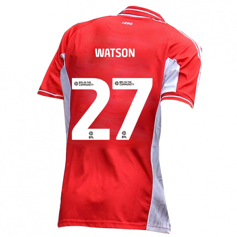 Danxen Herren Louie Watson #27 Rot Weiß Heimtrikot Trikot 2025/26 T-Shirt
