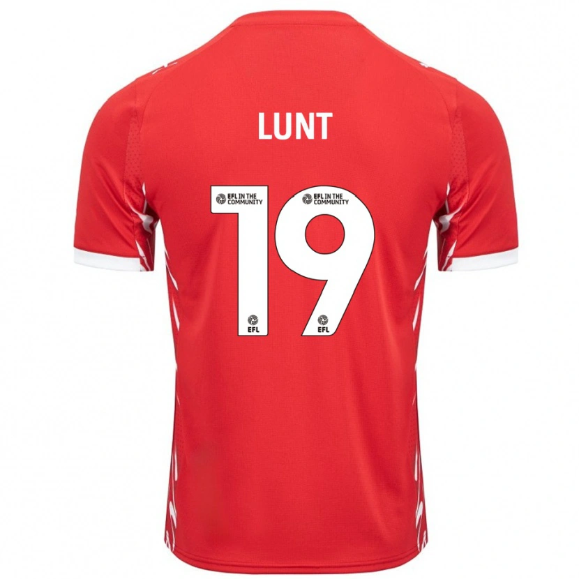 Danxen Herren Owen Lunt #19 Rot Weiß Heimtrikot Trikot 2025/26 T-Shirt