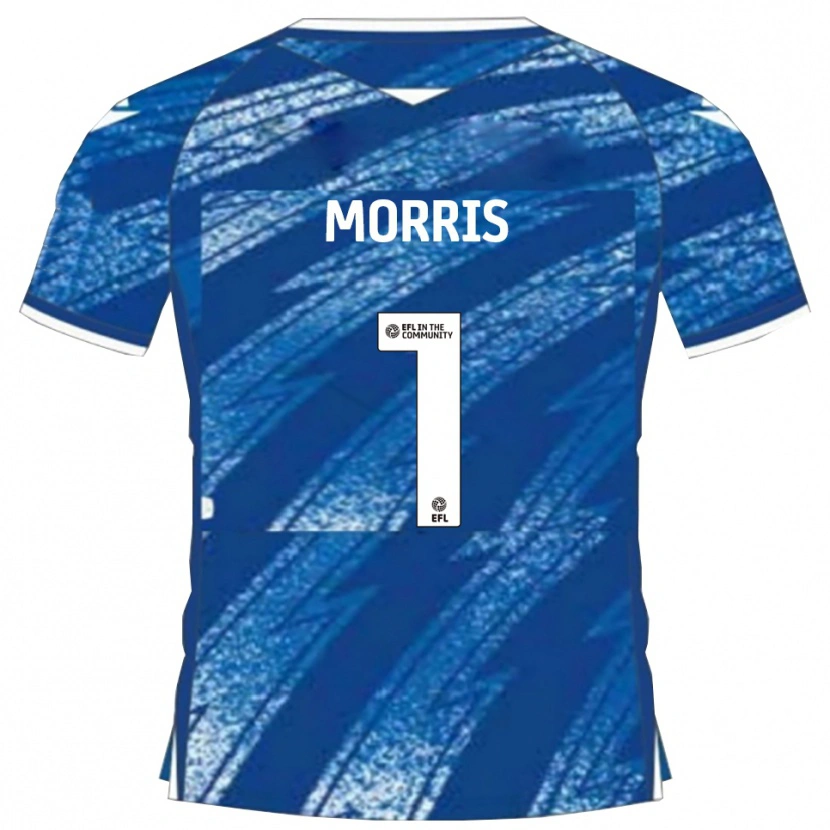 Danxen Herren Glenn Morris #1 Blau Weiß Heimtrikot Trikot 2025/26 T-Shirt