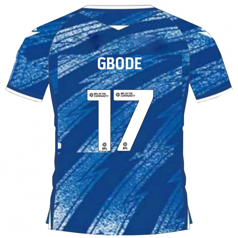 Danxen Herren Joseph Gbode #17 Blau Weiß Heimtrikot Trikot 2025/26 T-Shirt