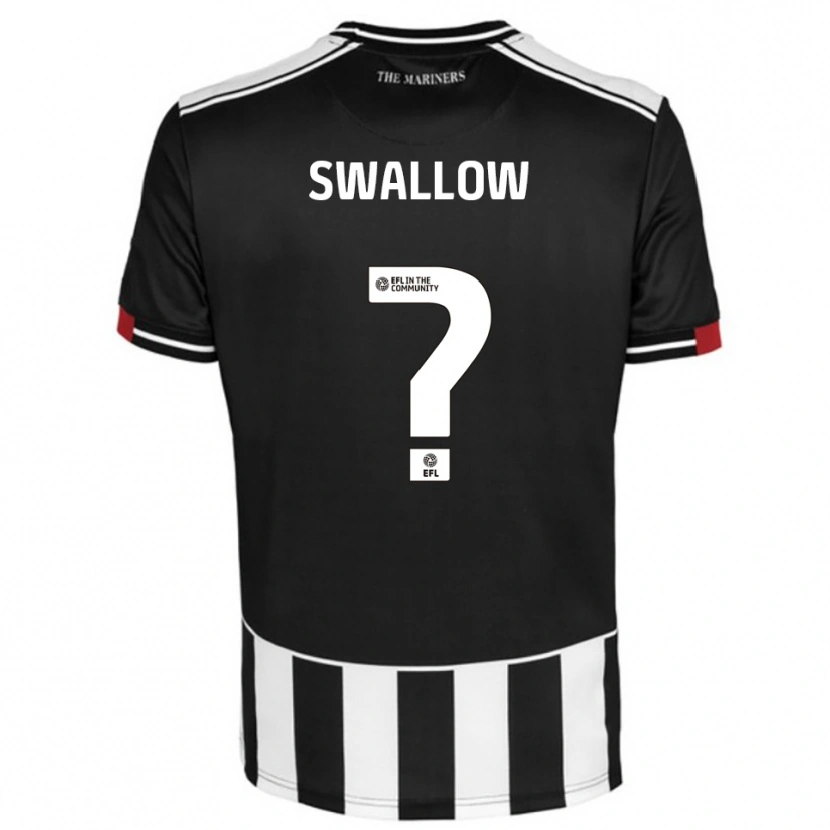 Danxen Herren Ray Swallow #0 Schwarz Weiß Rot Heimtrikot Trikot 2025/26 T-Shirt