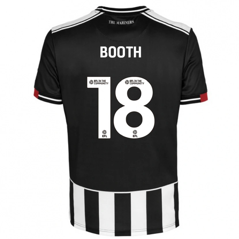 Danxen Herren Harvey Booth #18 Schwarz Weiß Rot Heimtrikot Trikot 2025/26 T-Shirt