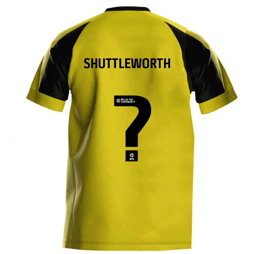 Danxen Herren Hannah Shuttleworth #0 Gelb Grau Heimtrikot Trikot 2025/26 T-Shirt