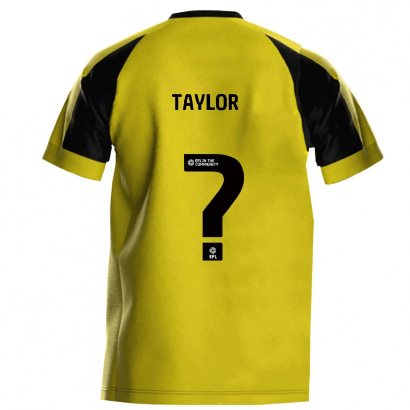 Danxen Herren Katie Taylor #0 Gelb Grau Heimtrikot Trikot 2025/26 T-Shirt
