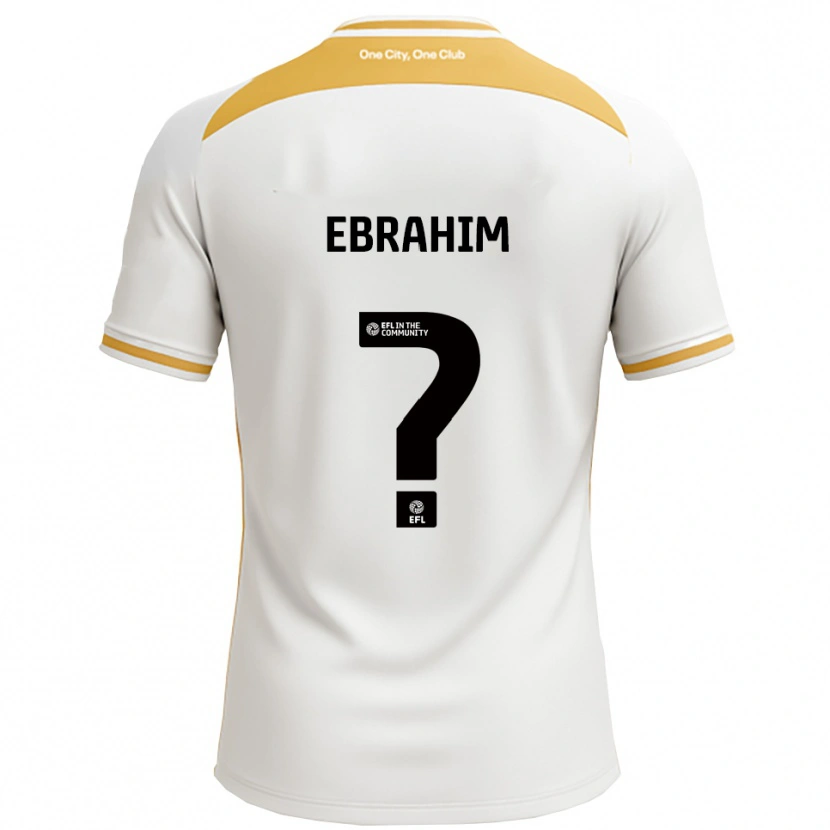 Danxen Herren Erin Ebrahim #0 Weiß Gold Heimtrikot Trikot 2025/26 T-Shirt