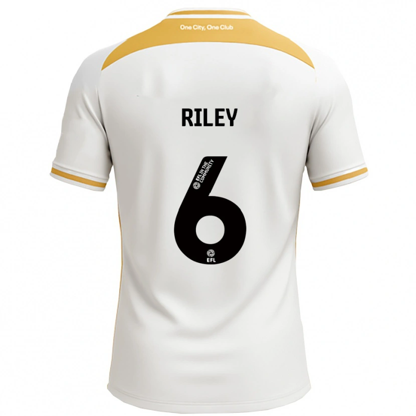 Danxen Herren Harry Riley #6 Weiß Gold Heimtrikot Trikot 2025/26 T-Shirt