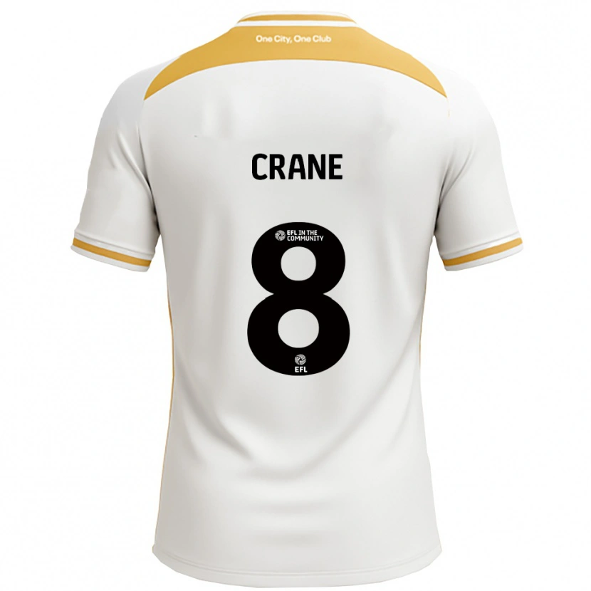 Danxen Herren Max Crane #8 Weiß Gold Heimtrikot Trikot 2025/26 T-Shirt