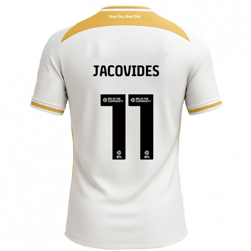 Danxen Herren Annaliese Jacovides #11 Weiß Gold Heimtrikot Trikot 2025/26 T-Shirt