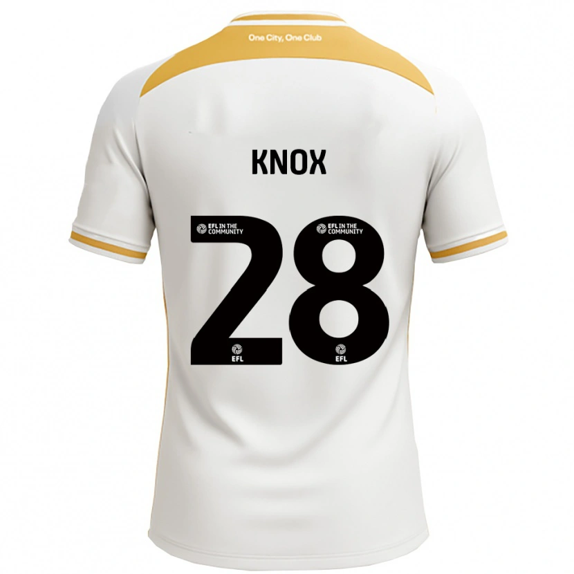 Danxen Herren Mollie Knox #28 Weiß Gold Heimtrikot Trikot 2025/26 T-Shirt