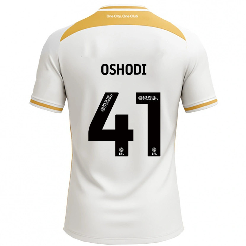 Danxen Herren Olivia Oshodi #41 Weiß Gold Heimtrikot Trikot 2025/26 T-Shirt