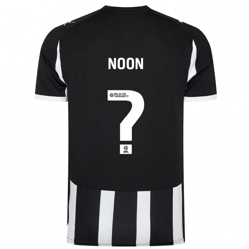 Danxen Herren Zac Noon #0 Schwarz Weiß Heimtrikot Trikot 2025/26 T-Shirt