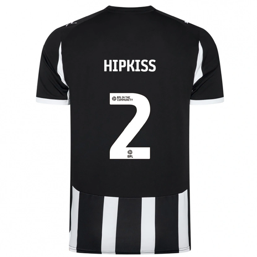 Danxen Herren Stanley Hipkiss #2 Schwarz Weiß Heimtrikot Trikot 2025/26 T-Shirt