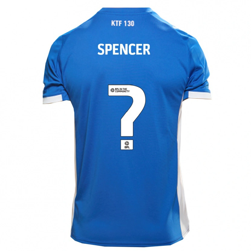 Danxen Herren Ryan Spencer #0 Blau Weiß Heimtrikot Trikot 2025/26 T-Shirt