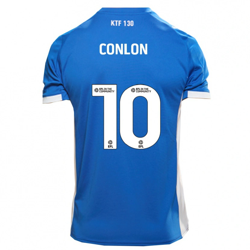 Danxen Herren Tom Conlon #10 Blau Weiß Heimtrikot Trikot 2025/26 T-Shirt