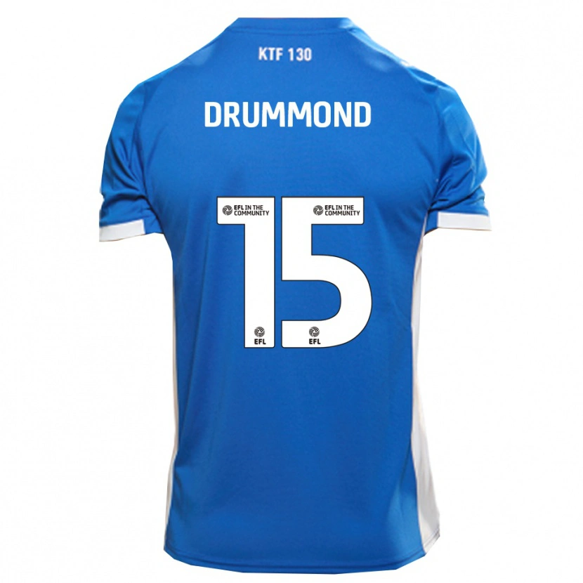 Danxen Herren Kane Drummond #15 Blau Weiß Heimtrikot Trikot 2025/26 T-Shirt